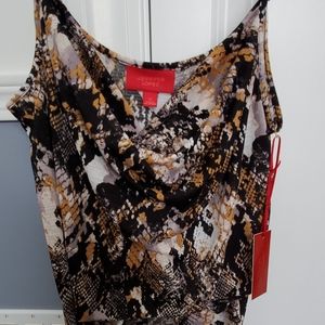 Jennifer Lopez multi colored tank.